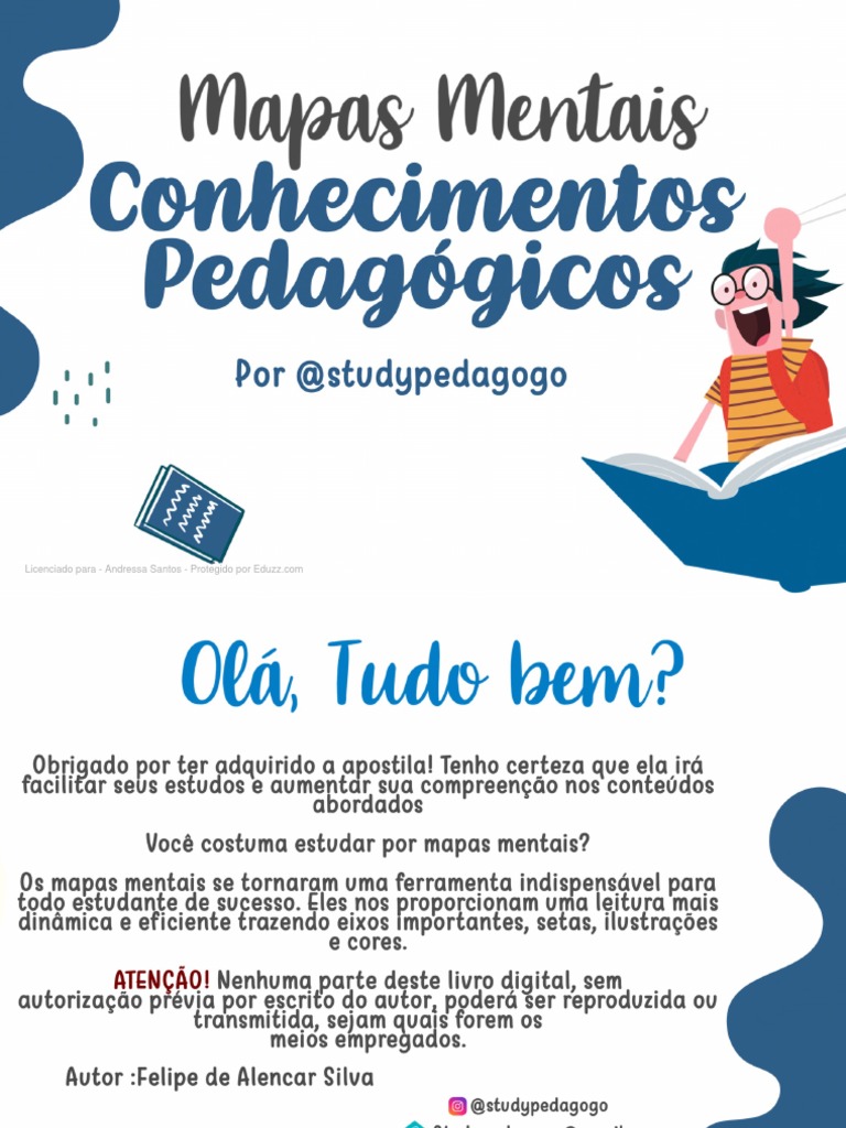 Mapas Mentais Conhecimentos Pedagógicos777 | PDF | Pedagogia | Educação ...