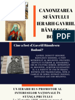 Canonizarea Sfântului Ierarh Gavriil Bănulescu-Bodoni