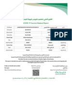 COVID-19 Vaccine Medical Report