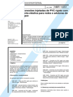 NBR10351-Conexões PVC Rede Água