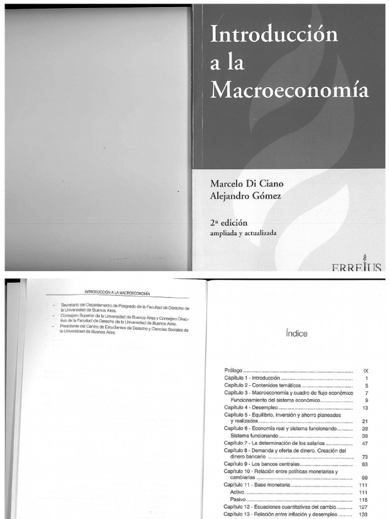 Introducción A La Macroeconomía - Marcelo Di Ciano y Alejandro Gómez ...