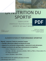Nutrition Du Sportif