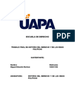 Trabajo Final de Historia Del Derecho. Miguel Barinas. Uapa