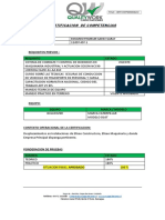 Certificacion de Competencias: Nombre Operador Eduardo Franklin Garay Garay Rut Operador 12.097.497-1