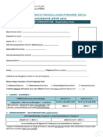 Fiche Inscription UDT 2022 FR en QR Code
