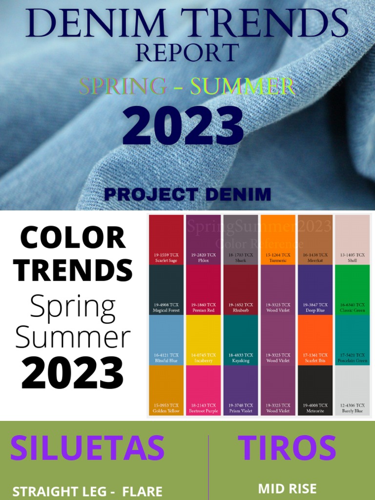 Denim Trends SS 2023 PDF Textiles Pantalones