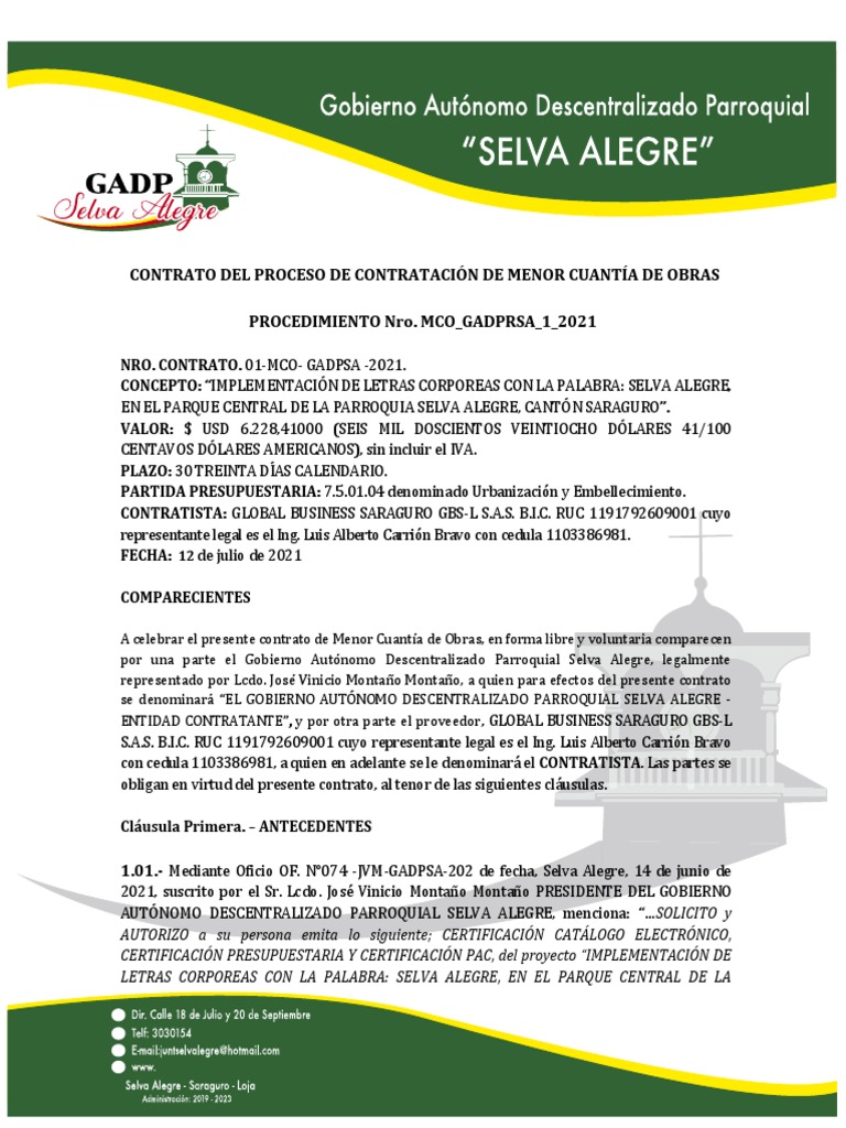 CONTRATO LETRAS CORPOREAS-signed-2 | PDF | Arbitraje | Mediación