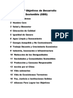 Los 17 Objetivos de Desarrollo Sostenible (ODS)