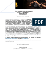 Comunicado Ao Mercado - 4º Aditamento de Acordo de Acionistas