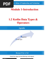 1.2-Kotlin Datatypes, Operators