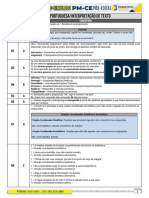 Gabarito Comentado - 1º Simulado Pm-Ce-Pós Edital