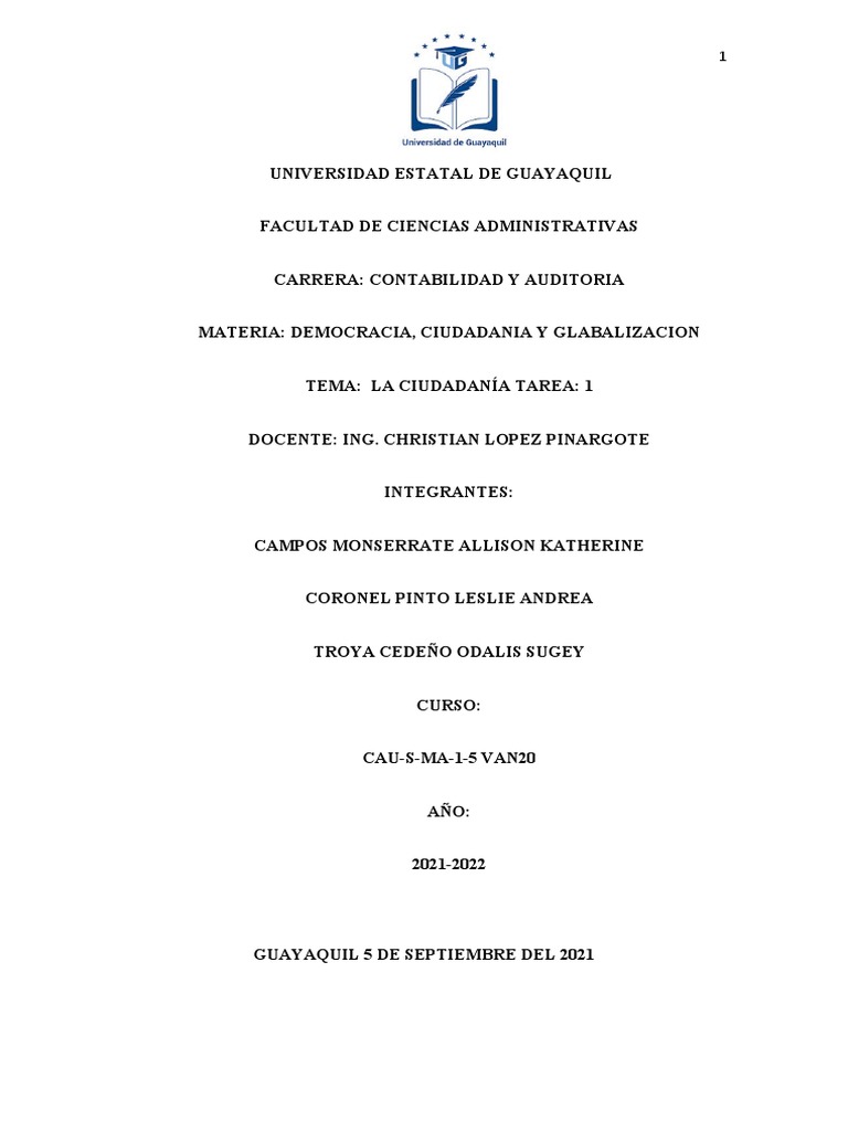 Cómo es la ciudadanía en el Ecuador PDF Moralidad Ecuador