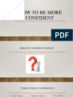 How To Be More Confident