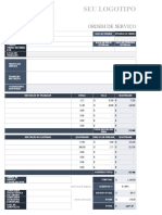 Ordem de Serviço para Empresa de Construção