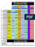 Calendario Provisional