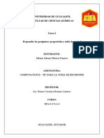 Tarea 2. Proposición y Tabla de Verdad