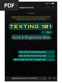 Texting 101 Book