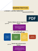 Teorías administrativas clásicas y burocráticas