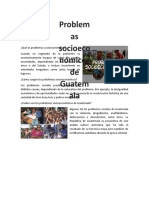 Problemas Socioeconomicos de Guatemala