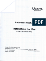 Automatic Washer - Instruction for use (CTLW-120-200-220-320) 