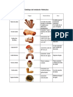 Catalogo de Instalación Hidraulica