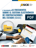 Preguntas Frecuentes Del Sistema Electrónico de Contrataciones Del Estado (Seace) - 12.01.2023