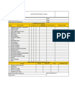 Formato de Inspeccion de Botiquin y Camilla