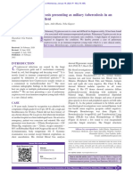 29-31 - Pulmonary Cryptococcosis Presenting As Miliary Tuberculosis in An Immunocompetent Patient