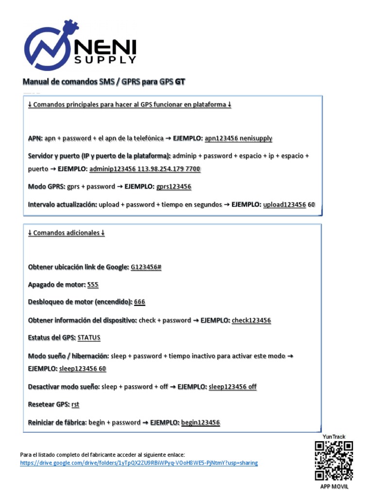 Manual Comandos GT STAR | PDF