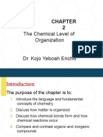 Maranatha University Chemical Level of Organization