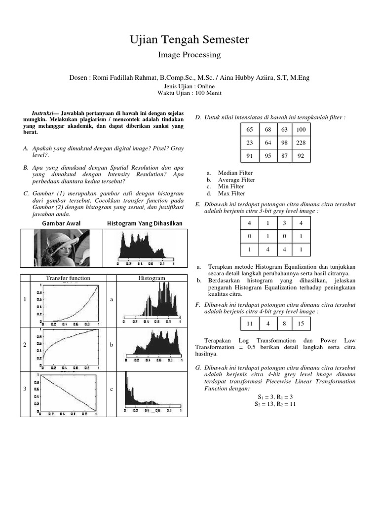 Image Processing UTS 2021 | PDF