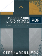 Geerhardus Vos Teologia Biblica Del Antiguo y Nuevo Testamento