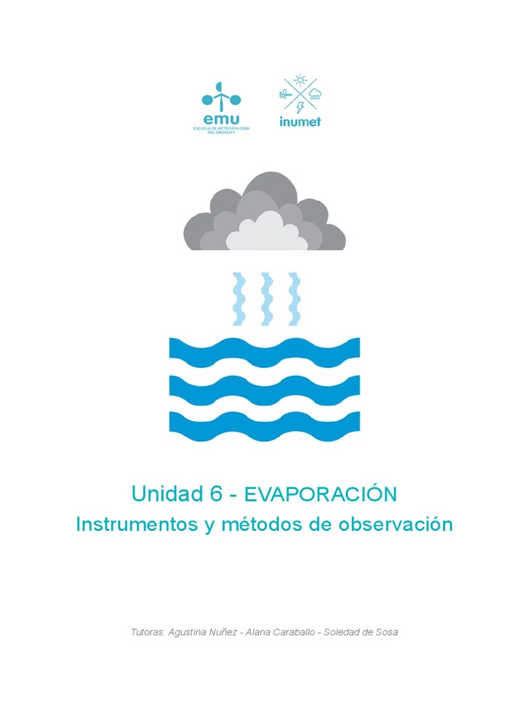 Instrumentos para medir la evaporación: el evaporímetro Piche y el ...