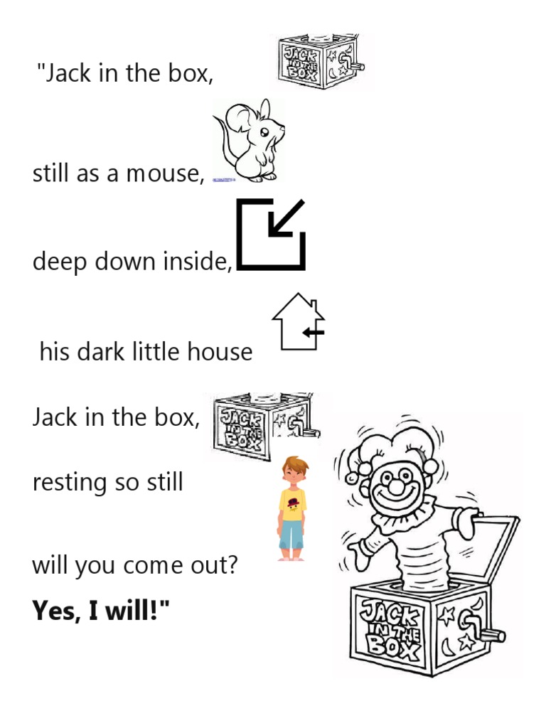 Jack in The Box Song PDF