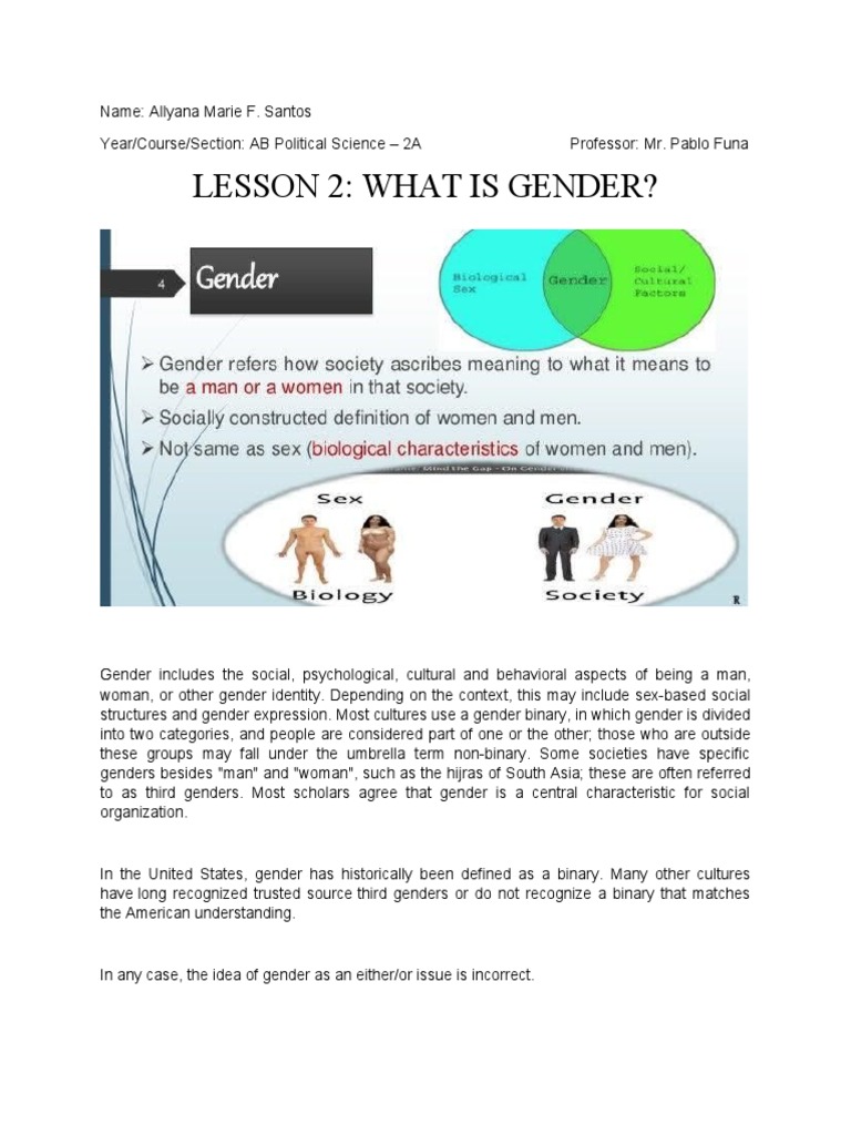 Understanding Gender Identity and Expression | PDF | LGBTQIA+ Studies ...