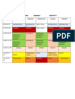 Horario Modificado 3 C