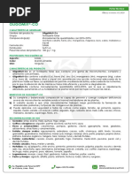 Ficha Técnica del Insecticida Toretto | PDF | Agua | Alimentos