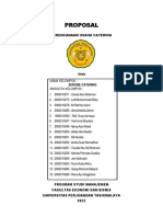 Proposal Usaha - ZerOne Catering - Kelompok 2 Manajemen H 2020