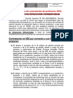 Contratacion Docente 2023-Iiee X Convenio