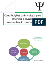 Medicalização Contribuições Da Psicologia para Entender o Aluno