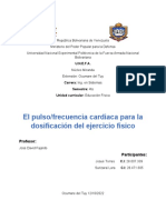 El Ulsofrecuencia Cardiaca para La Dosificacion Del Ejercicio Fisico