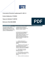 Convocatoria: Protección Constitucional 0% 2023 1 0: Autorización para El Tratamiento de Datos