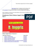 Materi Bahasa Inggris Kelas 9 K13 Revisi Lengkap!