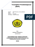 Rencana Perangkat Pembelajaran (RPP) : Universitas Simalungun