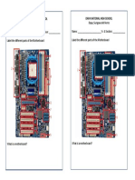 Label The Parts of The Motherboard