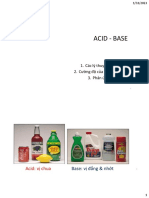 4. Phản ứng acid - base