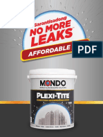 Mondo Plexi-Tite Brochure