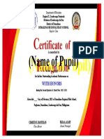 Certificate of Recognition DRPS-Reg