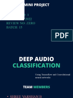 Deep Audio Classification Mini Project Using CNNs