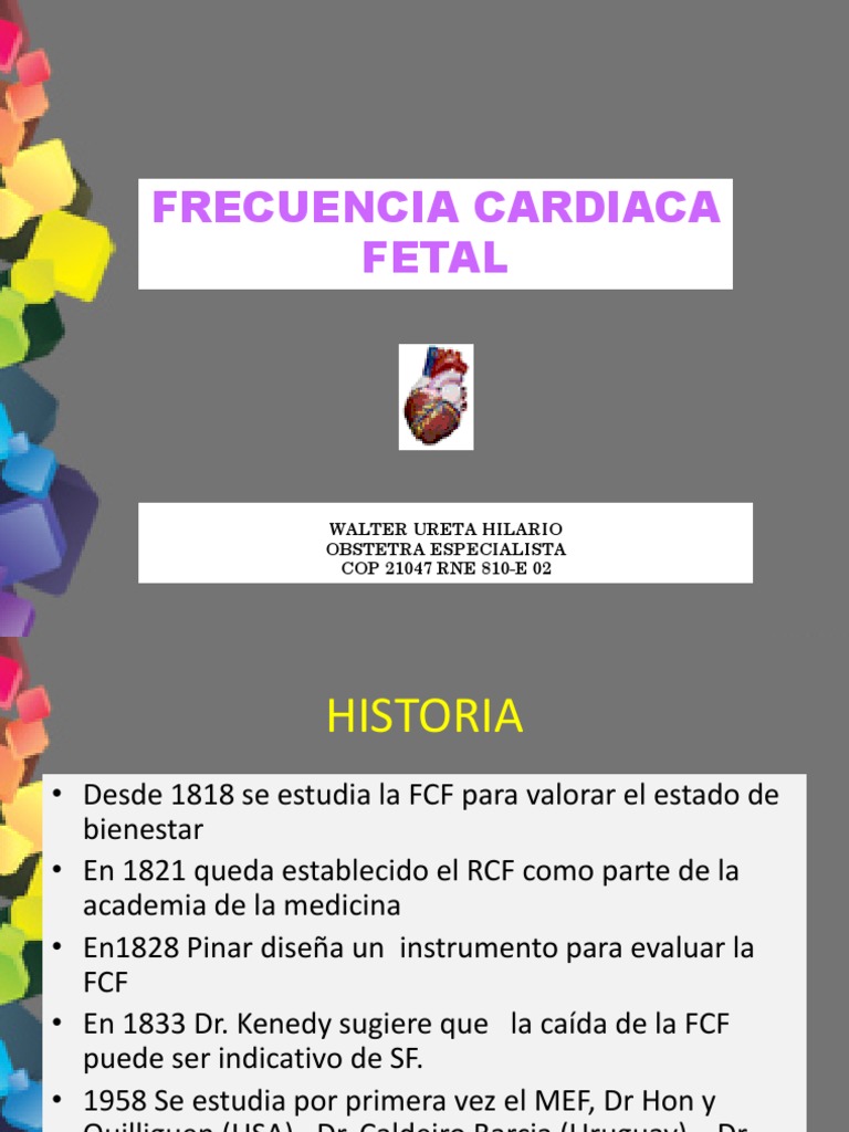 Frecuencia Cardíaca Fetal: Guía Clínica | PDF | El embarazo | Feto